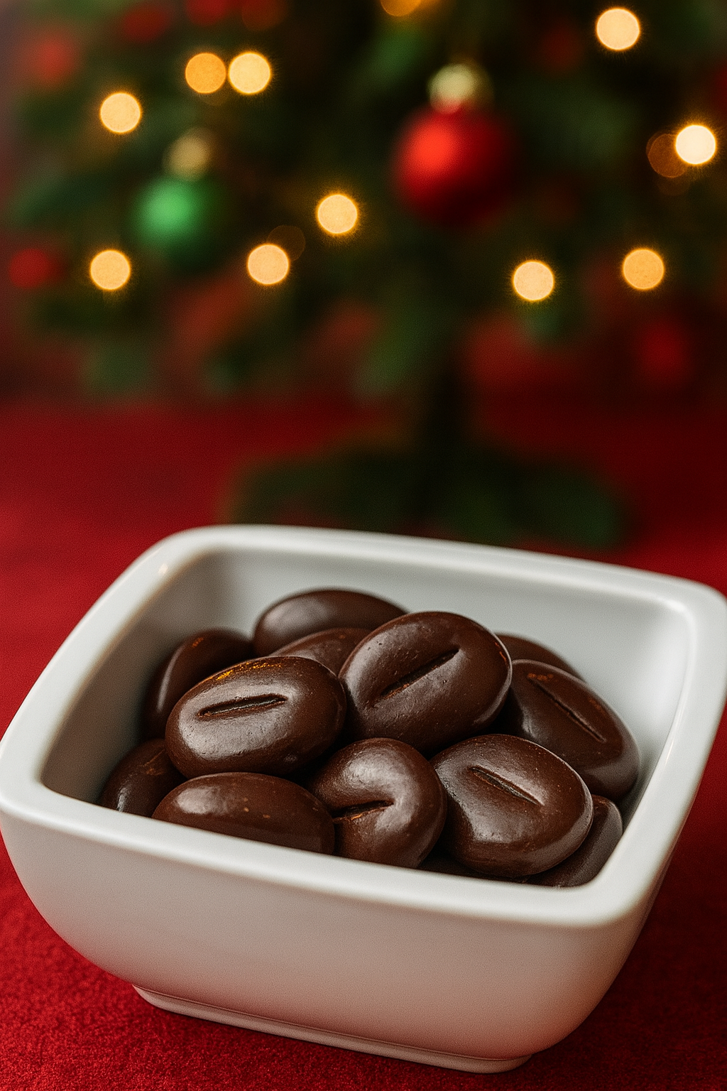 Dark Chocolate Coffee Beans