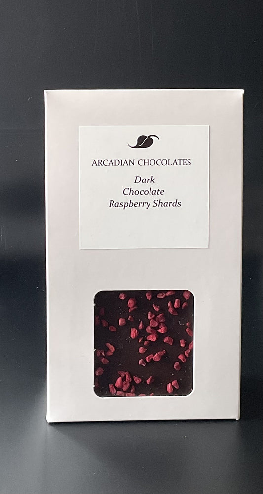 Dark Chocolate Rasberry Shards