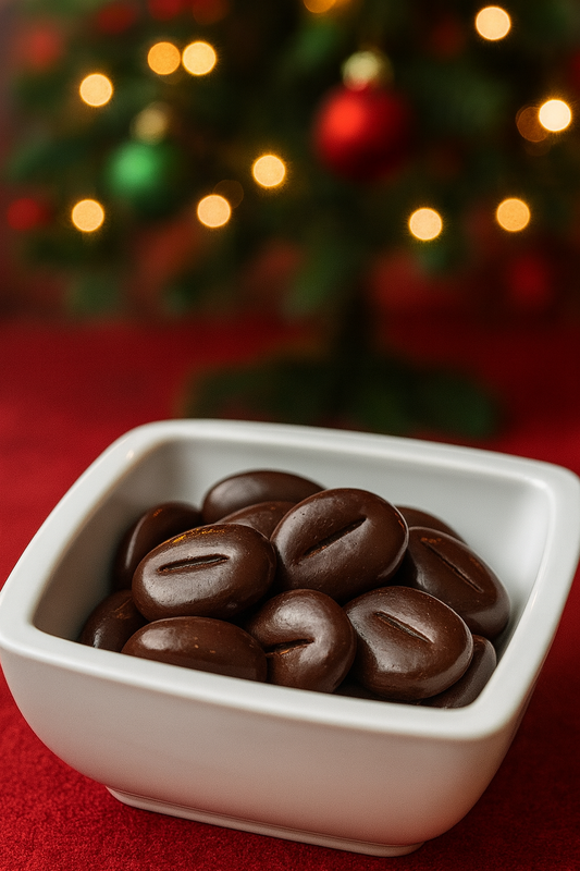 Dark Chocolate Coffee Beans